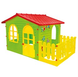 Play house XL "Garden House" with fence