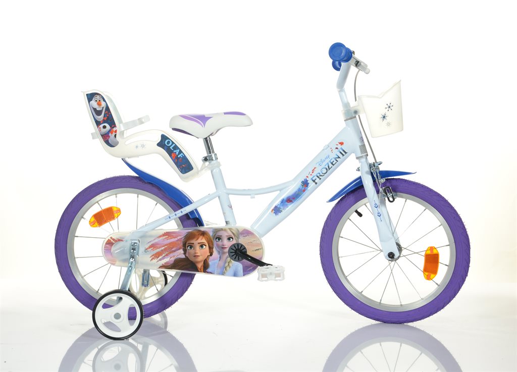 frozen bike with basket