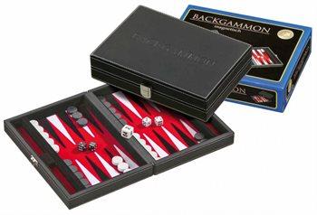 Tinos, red, small, Backgammon, magnetic