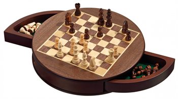 Chess Set, rounded, magnetic, field 25mm