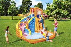 Bouncer Turbo Splash Mega Waterpark with slide and water canon