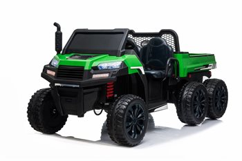 Azeno 24V Farmer Truck with 4x24V Motors, leather seat  and rubber tires.