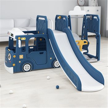 Kids Zone activity truck with slide and swing