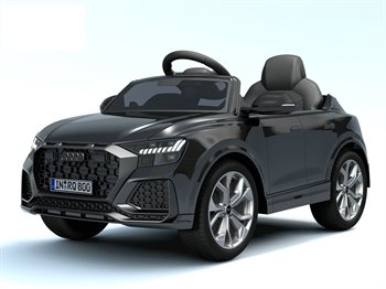 Audi RSQ8 Black, 12V with rubber tires