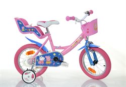 12 "License Peppa Pig bike with basket
