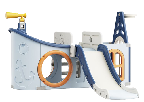 Kids Zone car with slide & basket