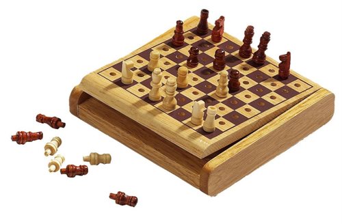  Travel Chess Set Octagon,mini,field 13mm