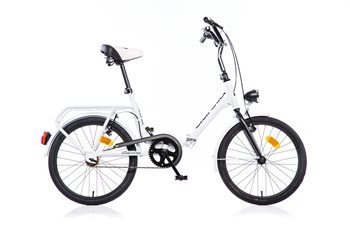  20 "Aurelia Folding Bike / Boat Bike White (perfect for camping and boat riding)