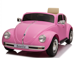 VW BEETLE Pink, 2x12V