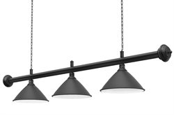 Stanlord Black lamp set with 3 shades
