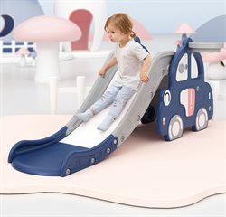 Kids Zone car with slide & basket