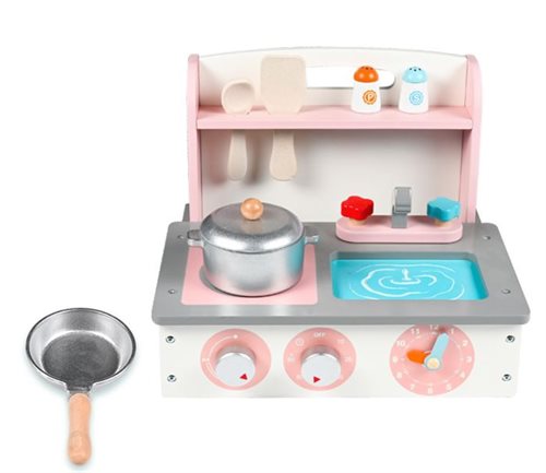 Kids Zone foldable table kitchen  pink