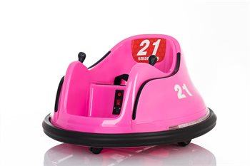 Azeno Bumper Car Pink, 6V