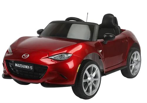 Mazda MX-5, 4x12V, Paintet red, rubber tires