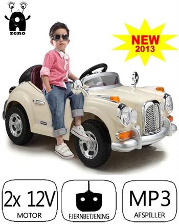 Zeno EL-bil til børn - Zeno Buffalo 4x4 12V 2 personers.  